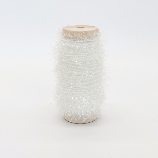 White Tinsel By Trim and Twine