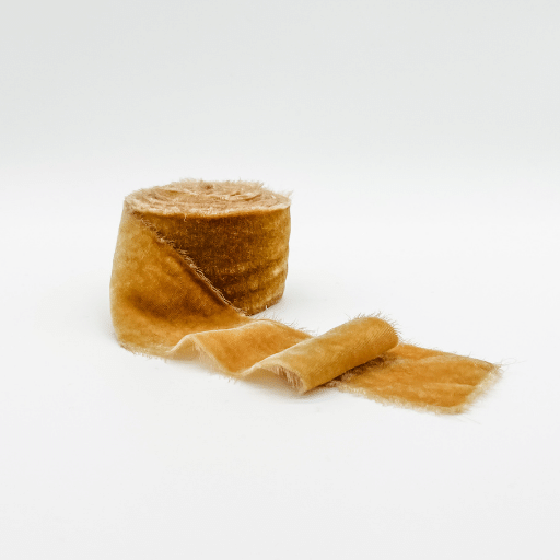 gold velvet ribbon